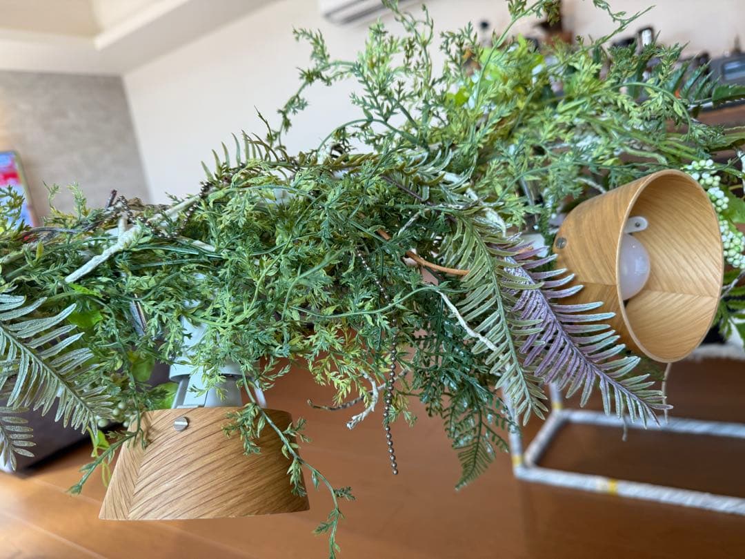 シーリングライト フェイクグリーン付き