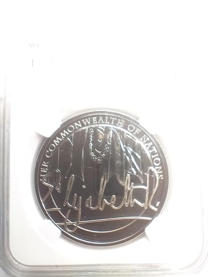 NGC MS69DPL 2022 イギリス £5 Commonwealth