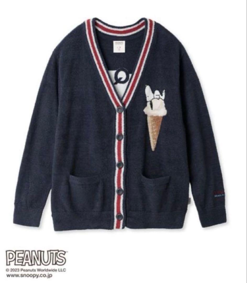 【新品タグ付】gelato pique PEANUTS スムーズィーカーディガン