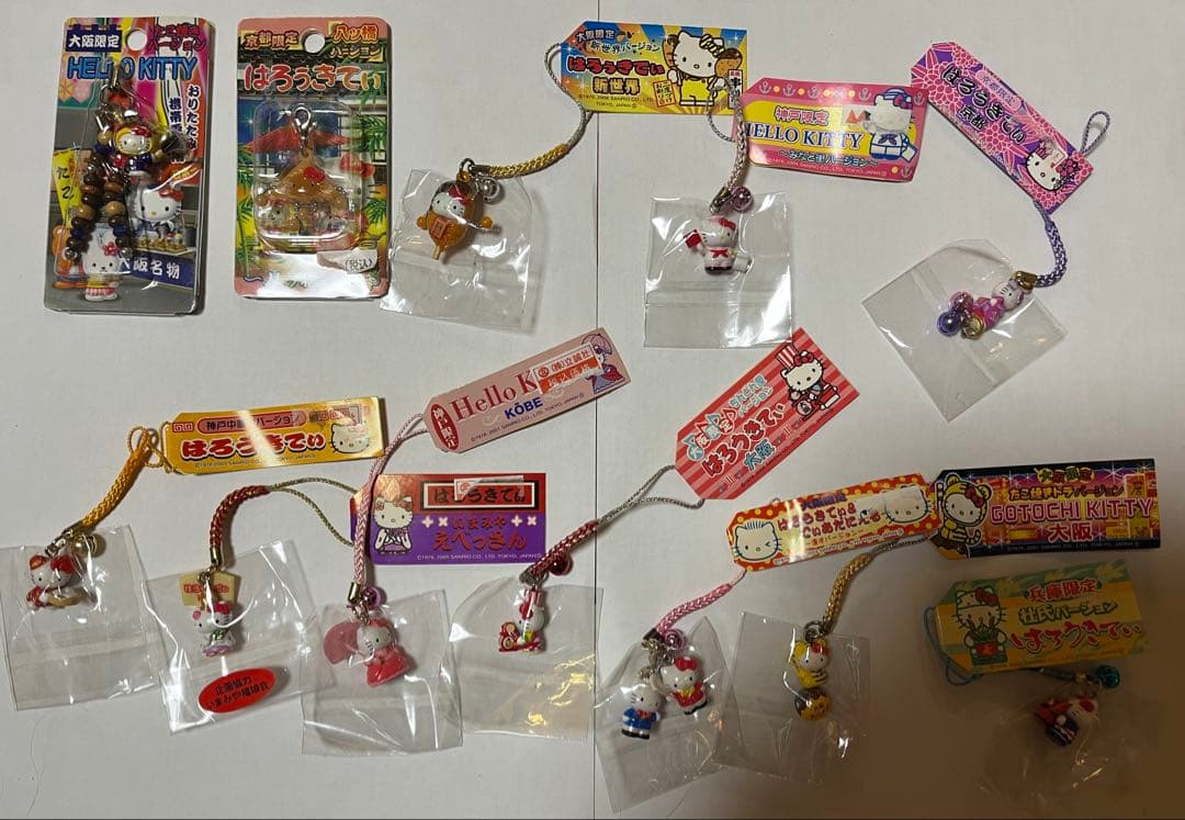 激レア多数！2001年〜ご当地キティ 105個　廃番多数　AI分析の半額ほど