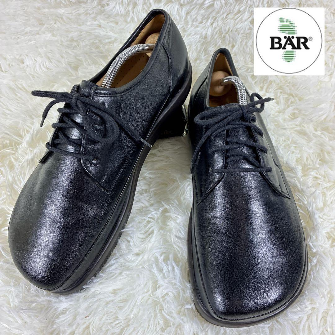 【美品】ベアー BAR スクエアトゥ ドイツ製 コンフォートシューズ 26.0