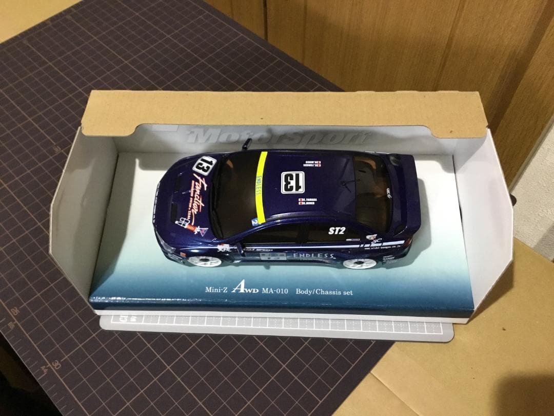 ミニッツ　 三菱ランサーエボリューションＸ　ボディ・シャシーセット （新品）