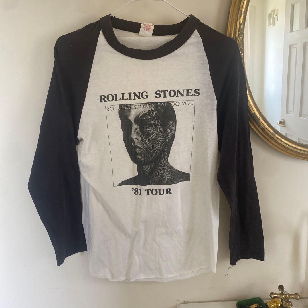 ビンテージ　ストーンズ　tattoo you '81 tour ベースボールT