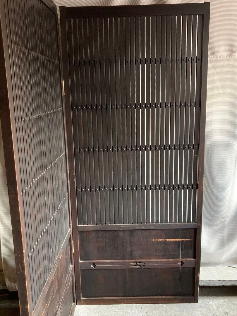 民藝家具　衝立　骨董什器