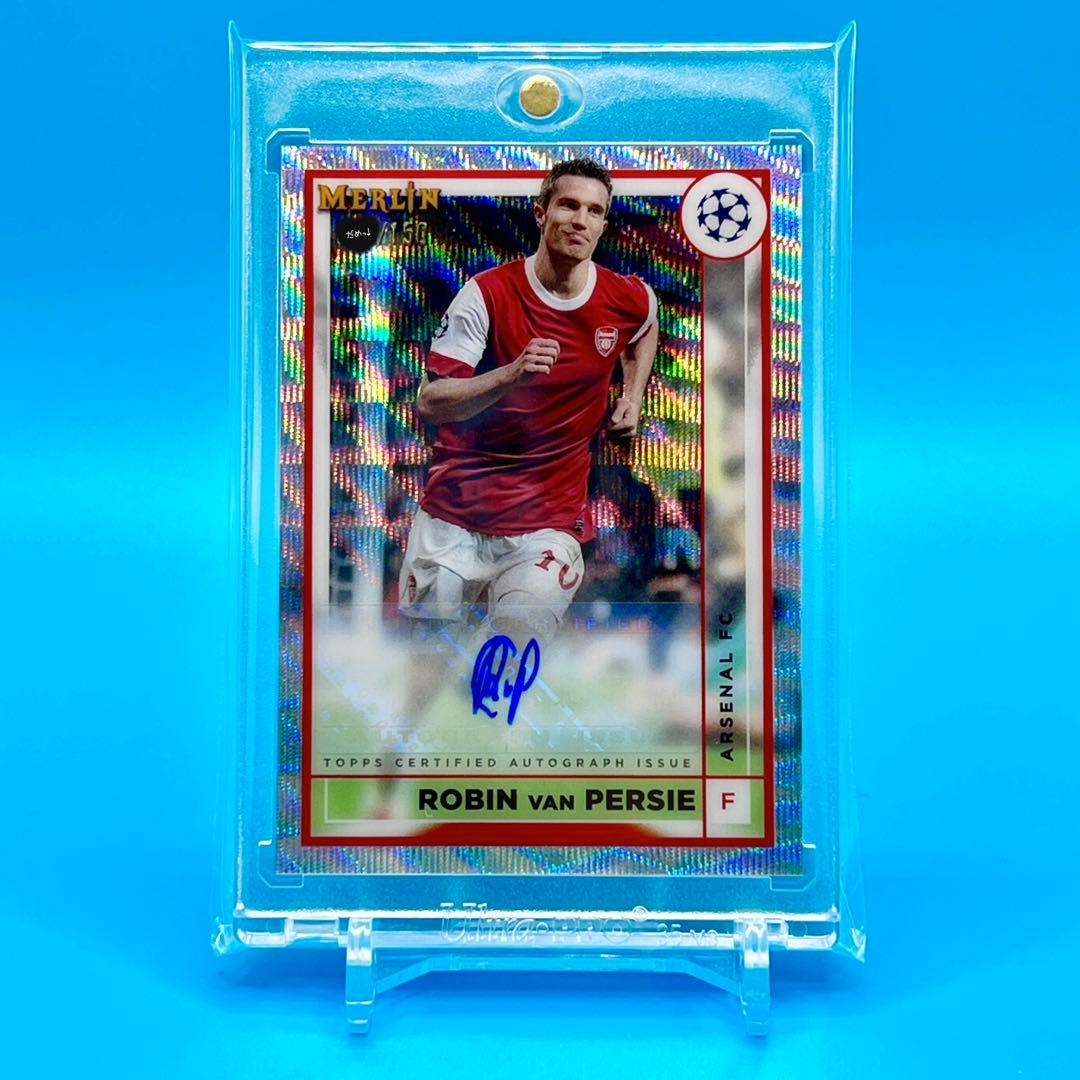 世界150枚！Topps Merlin VAN PERSIE Auto サイン