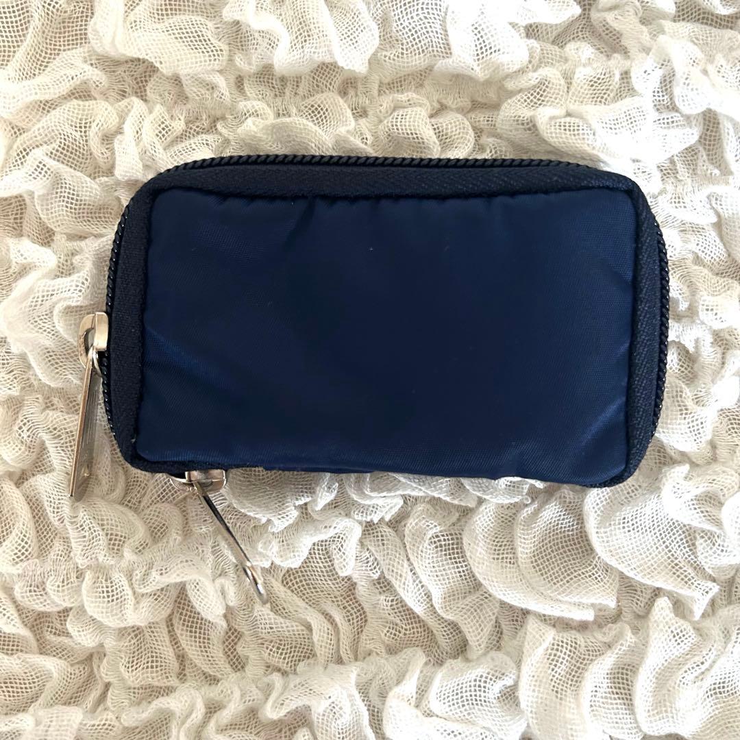 スヌーピーコラボ　PORTER ポーター キーケース スマートキー可 ネイビー