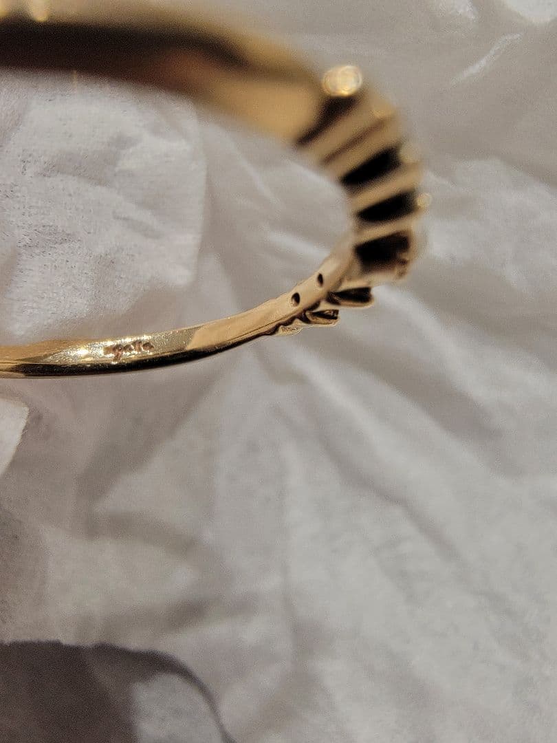 agete　K10リング11号