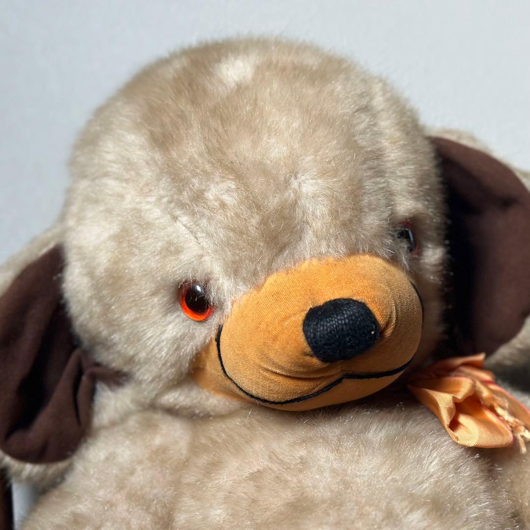 特大 垂れ耳 チーキー メリーソート ベージュ アンティーク テディベア