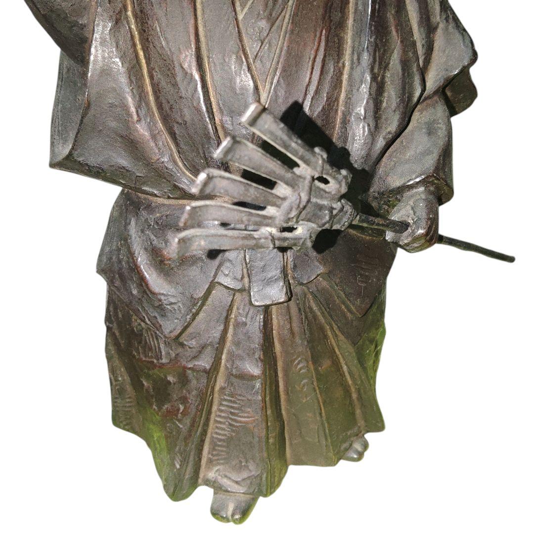 彫金家　樋口芳山　高砂銅製置物