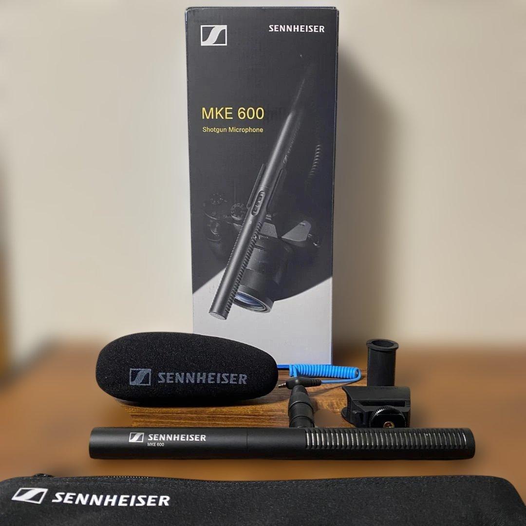 SENNHEISER MKE 600 ショットガンマイク 箱付き 美品