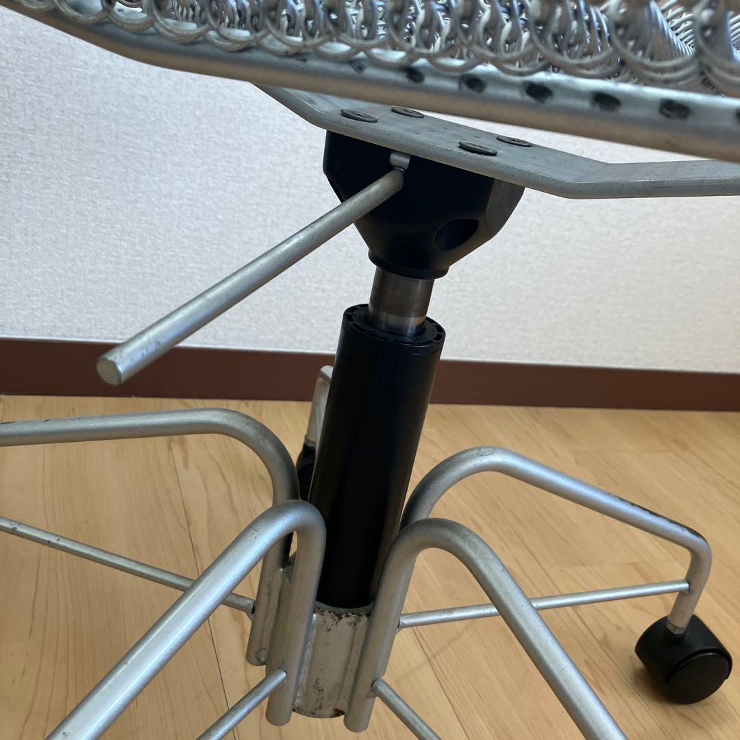 SPAIN インダストリアル ワイヤー メッシュ たチェア　昇降機能 椅子