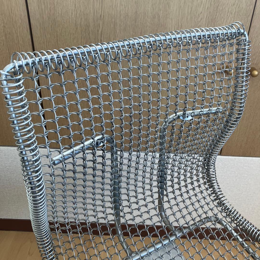 SPAIN インダストリアル ワイヤー メッシュ たチェア　昇降機能 椅子