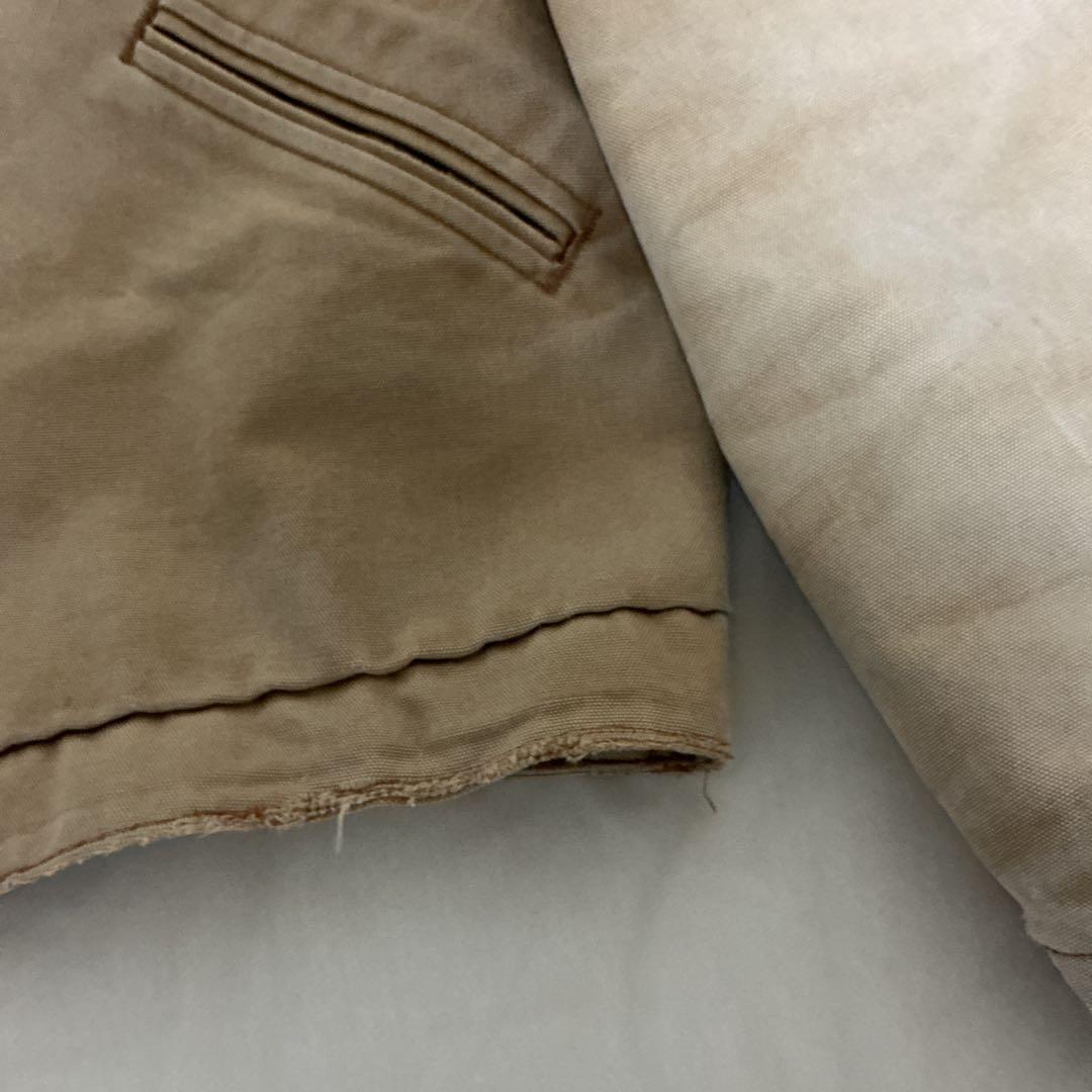 ビンテージ!カーハート デトロイトジャケット ベージュUSA製サイズ42古着