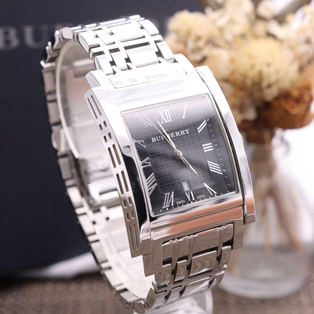 正規品【新品電池】BURBERRY ヘリテージ/BU1555 動作品 人気モデル