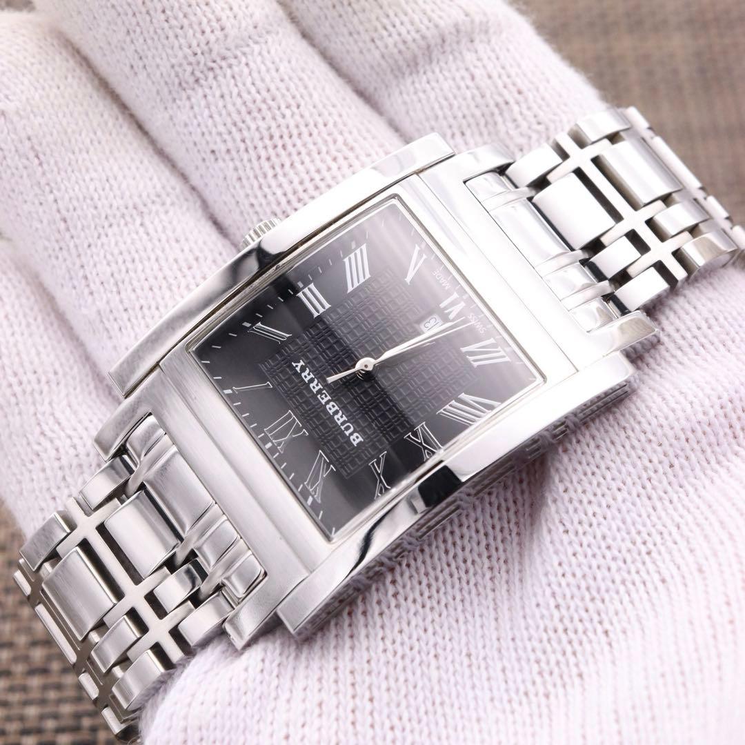 正規品【新品電池】BURBERRY ヘリテージ/BU1555 動作品 人気モデル