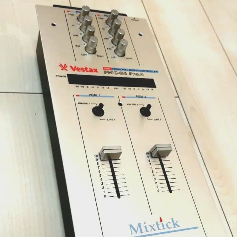 動作確認済 Vestax PMC-06PROA DJミキサー メンテ済