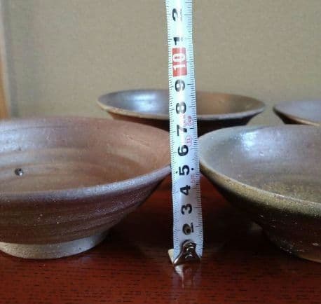 お抹茶椀　抹茶器　薄茶　作家物　備前焼　お茶会　４個　まとめて