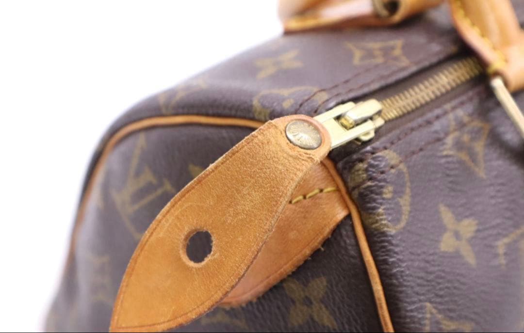 LOUIS VUITTON ハンドバッグ モノグラム スピーディ25 ブラウン