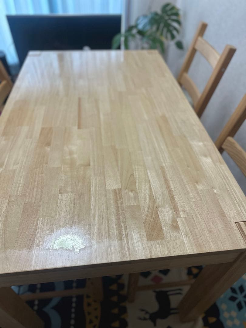 極美品IKEA木製ダイニングテーブルNORDBYイケア北欧無印良品ボーコンセプト