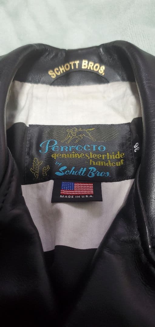 NEIGHBORHOOD×Schottワンスターレザーダブルライダースジャケット