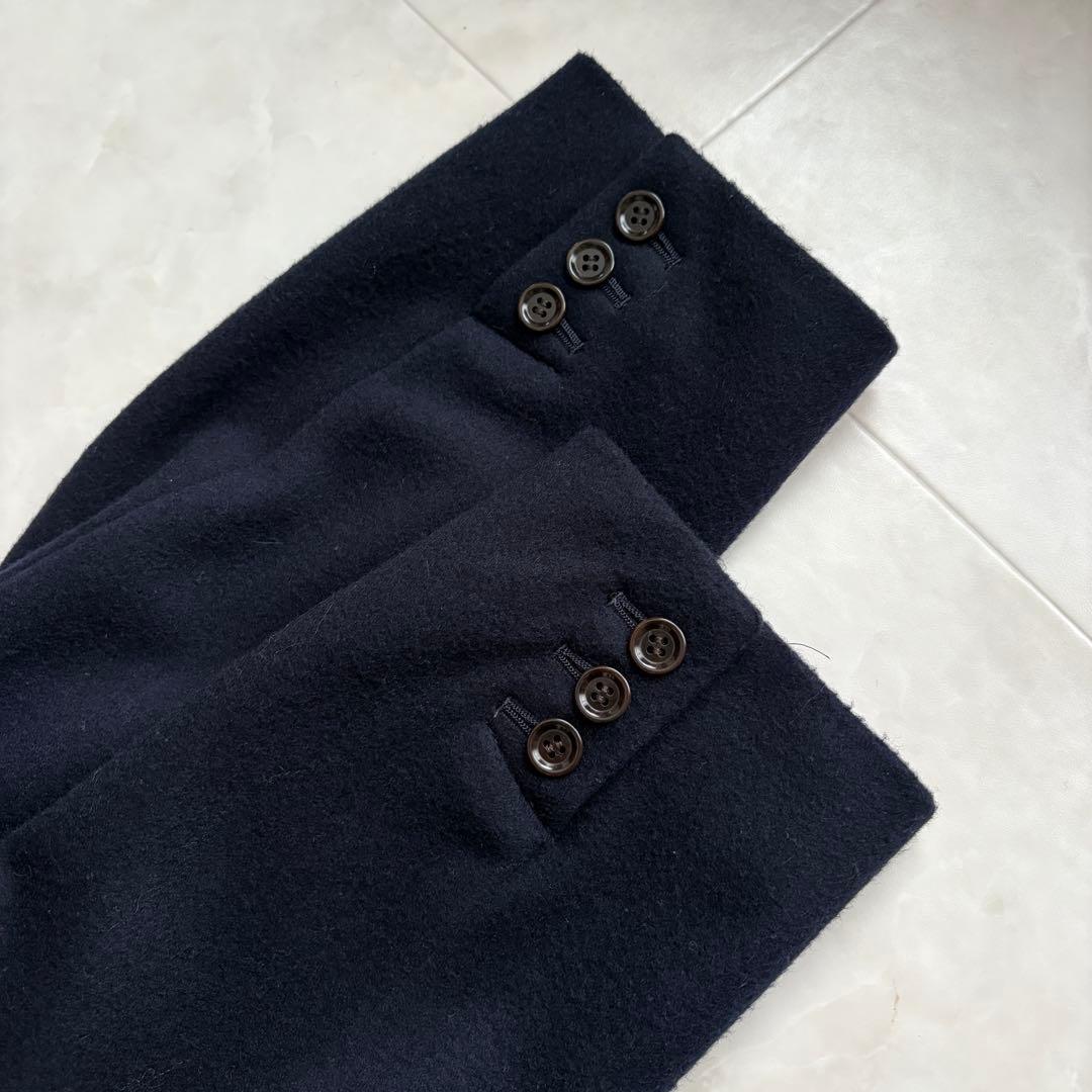 美品✨ ハンズオブクリエイション チェスターコート ネイビー F 日本製 ロング