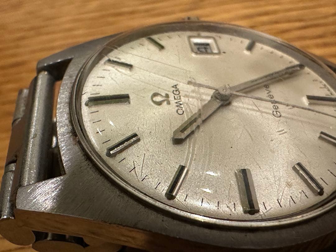OMEGA Geneve オメガ　手巻き時計 ステンレス