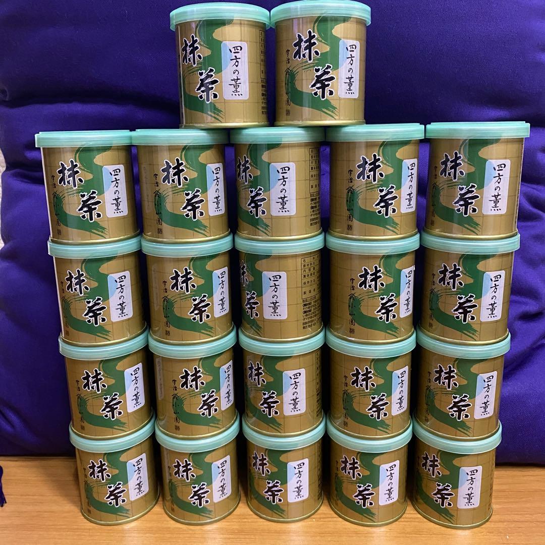 宇治 山政小山園 抹茶 四方の薫 缶入 30g 22缶 小山園 ⑦