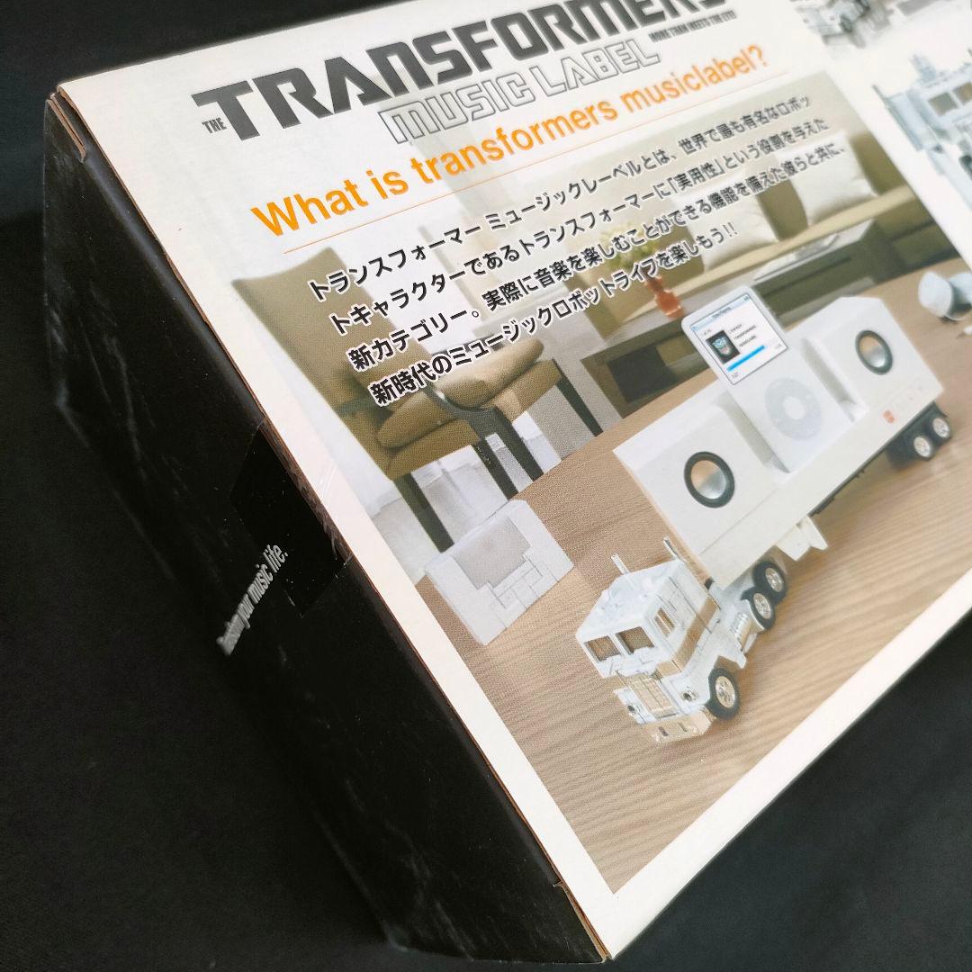 新品　トランスフォーマー　ミュージックレーベル　スピーカーiPod　コンボイ