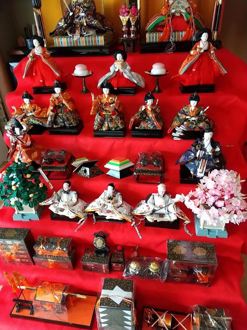 ひな人形　七段飾り　フルセット美品