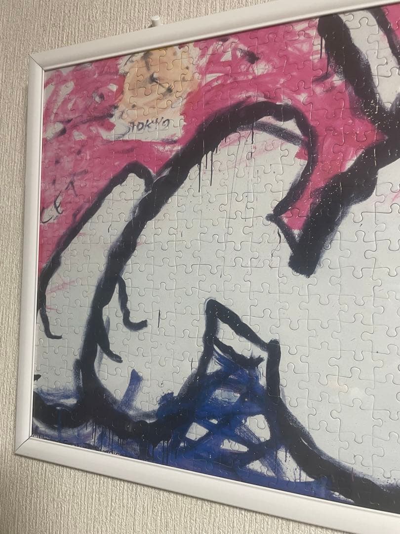 スヌーピー トムエバーハート　パズル　額装　アートパネル　完成品