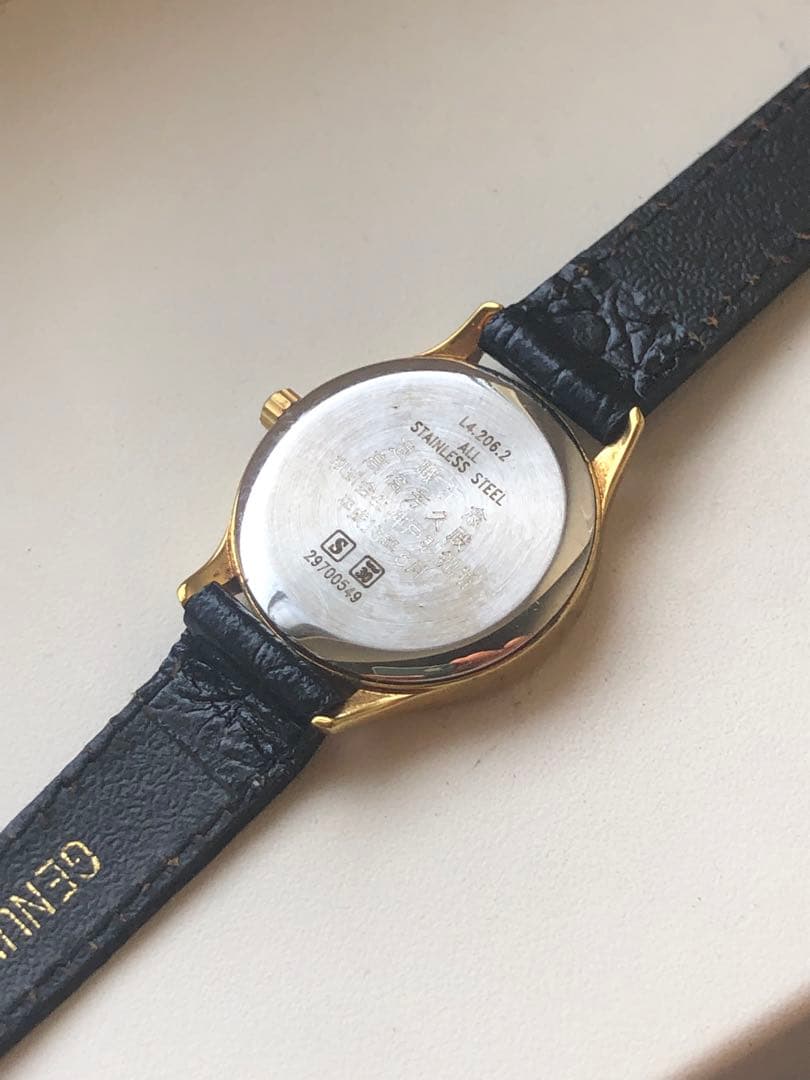 【美品】LONGINES ロンジン　スモセコ　電池新品　シルバー レザーベルト