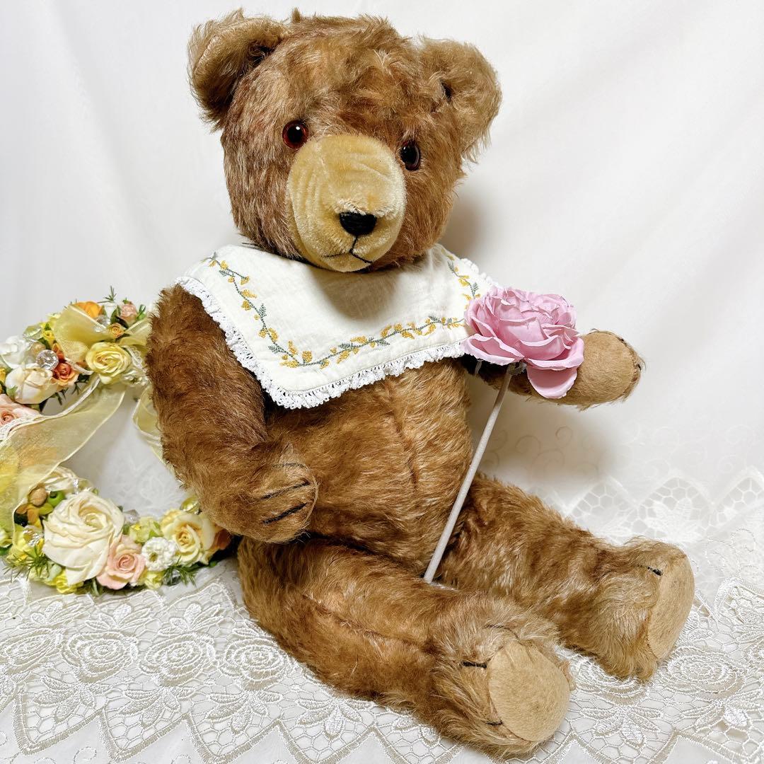 ❤️1940's❤️BIG ブラウンハーマンベア　アンティークベア　ビンテージ