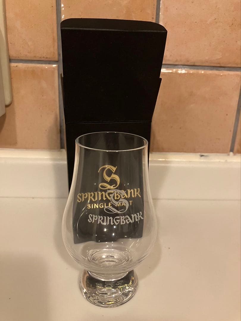 スプリングバンク13年、グラス、ペン、バッチ　4点セット売り