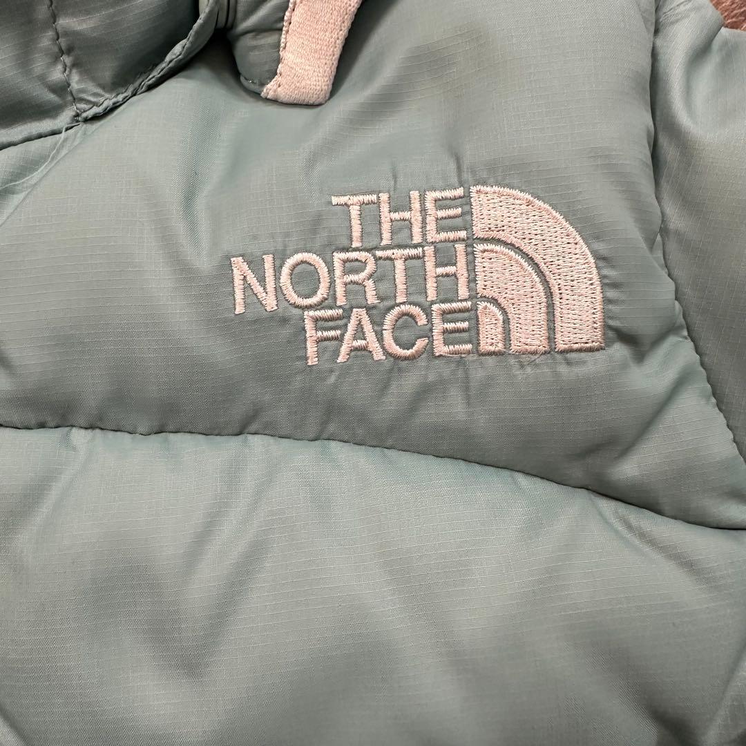 THE NORTH FACE フード付ダウンジャケット 90cm ミントグリーン