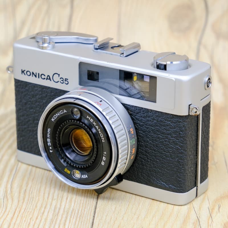 【整備品】珍品　KONICA C35 コニカ シルバーカウンター