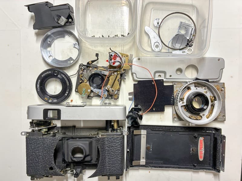 【整備品】珍品　KONICA C35 コニカ シルバーカウンター