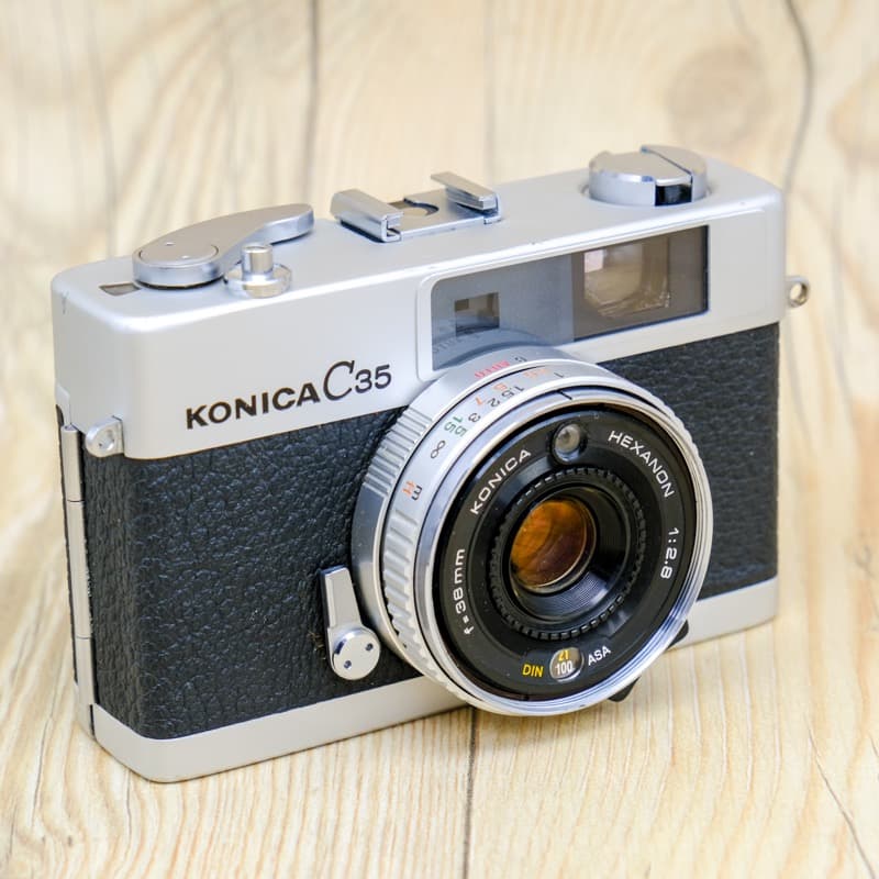 【整備品】珍品　KONICA C35 コニカ シルバーカウンター