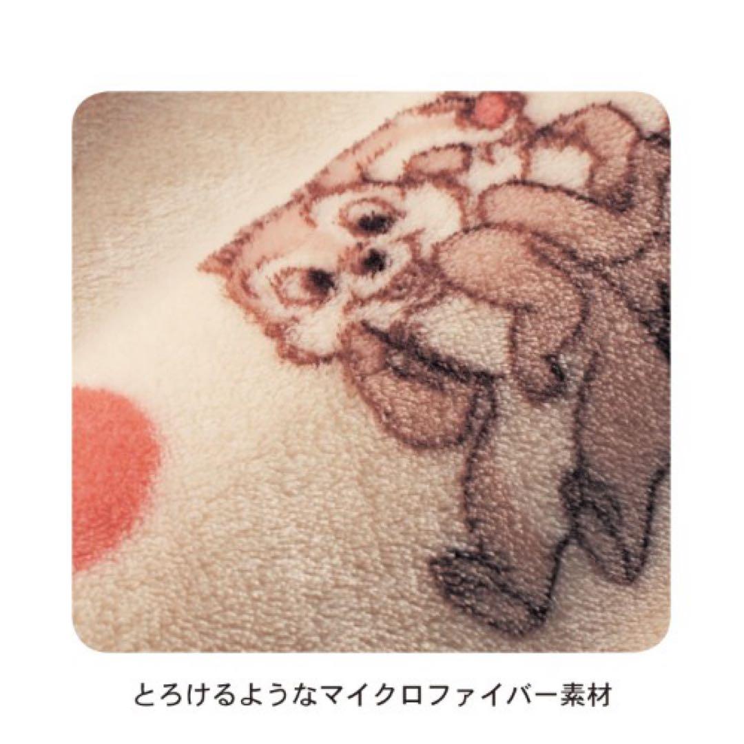 チップ&デール　チップとデール　マイクロファイバーのアップリケ付きこたつ布団