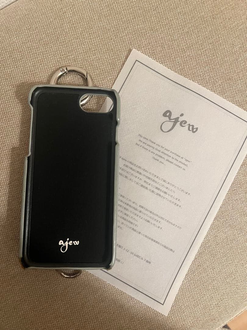 ajew エジュー スマホケース iPhone SE2 水色