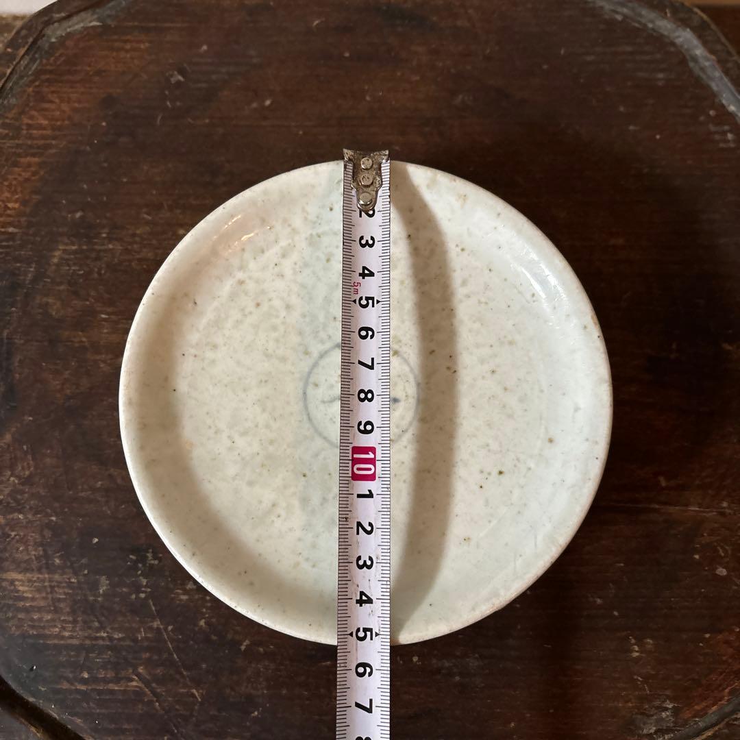 李朝染付祭器　台皿　その⑧ 白磁　古美術　アンティーク　朝鮮古陶磁　白洲正子