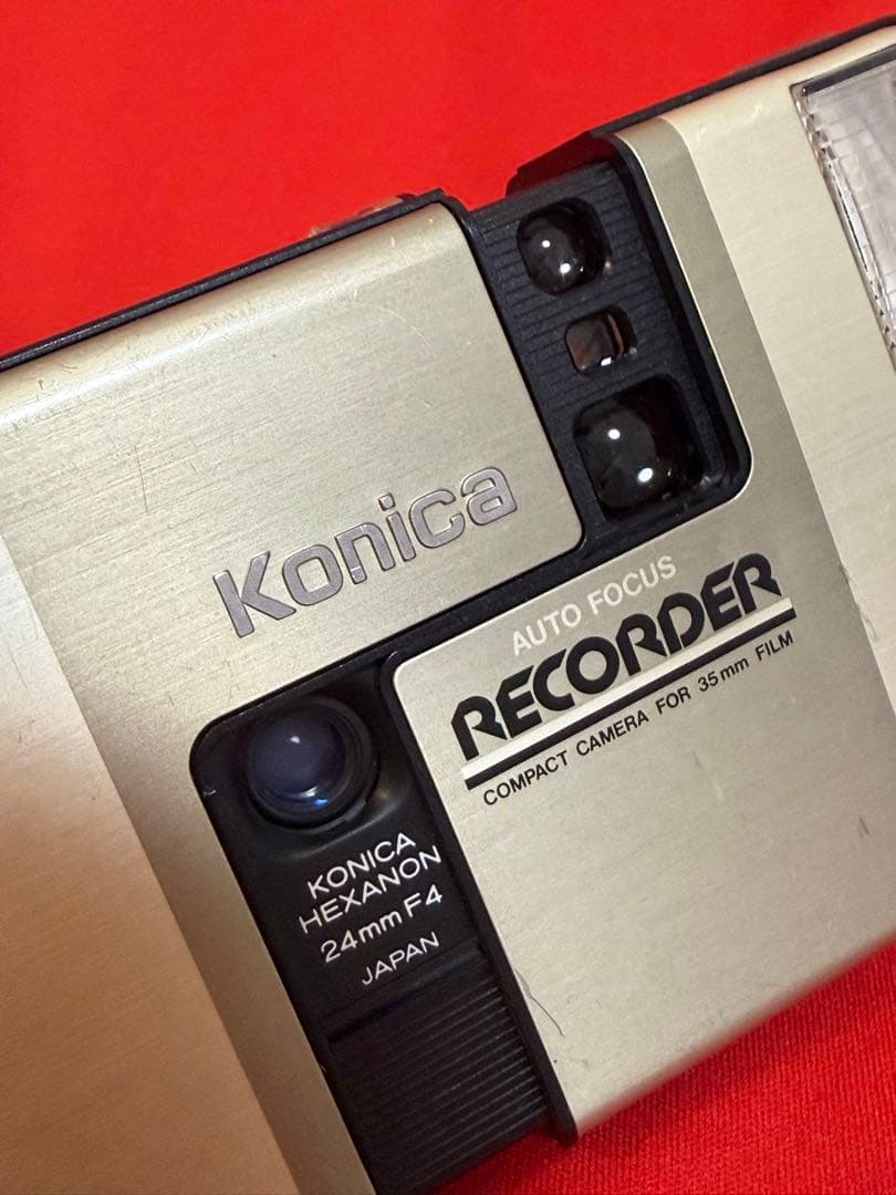 w*4様 ジャンク品扱 ★☆ KONICA コニカ RECORDER フィルムカ