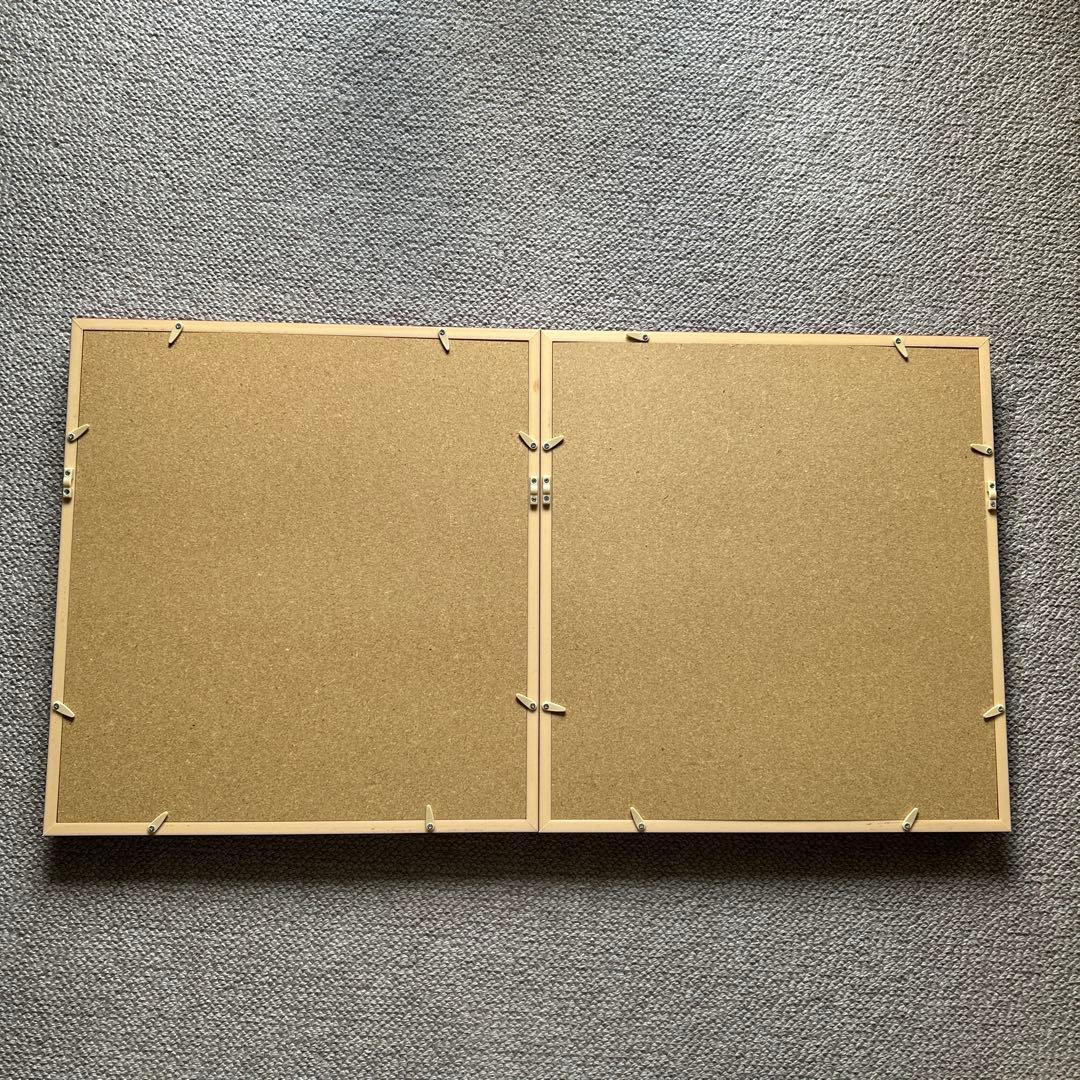 仏画 色紙 額装 2点セット　曼荼羅 仏教美術