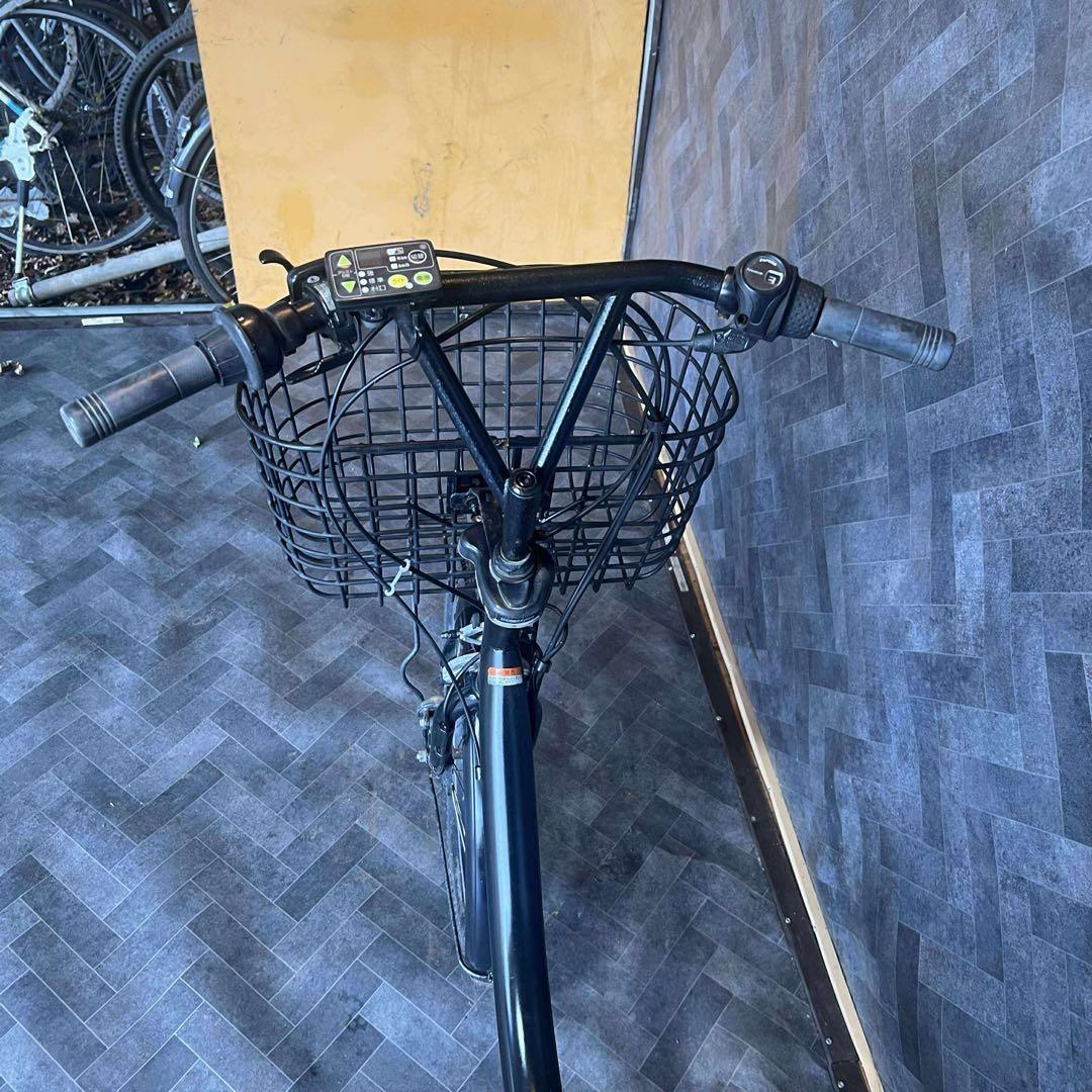 電動アシスト自転車 シティタイプ ブラック
