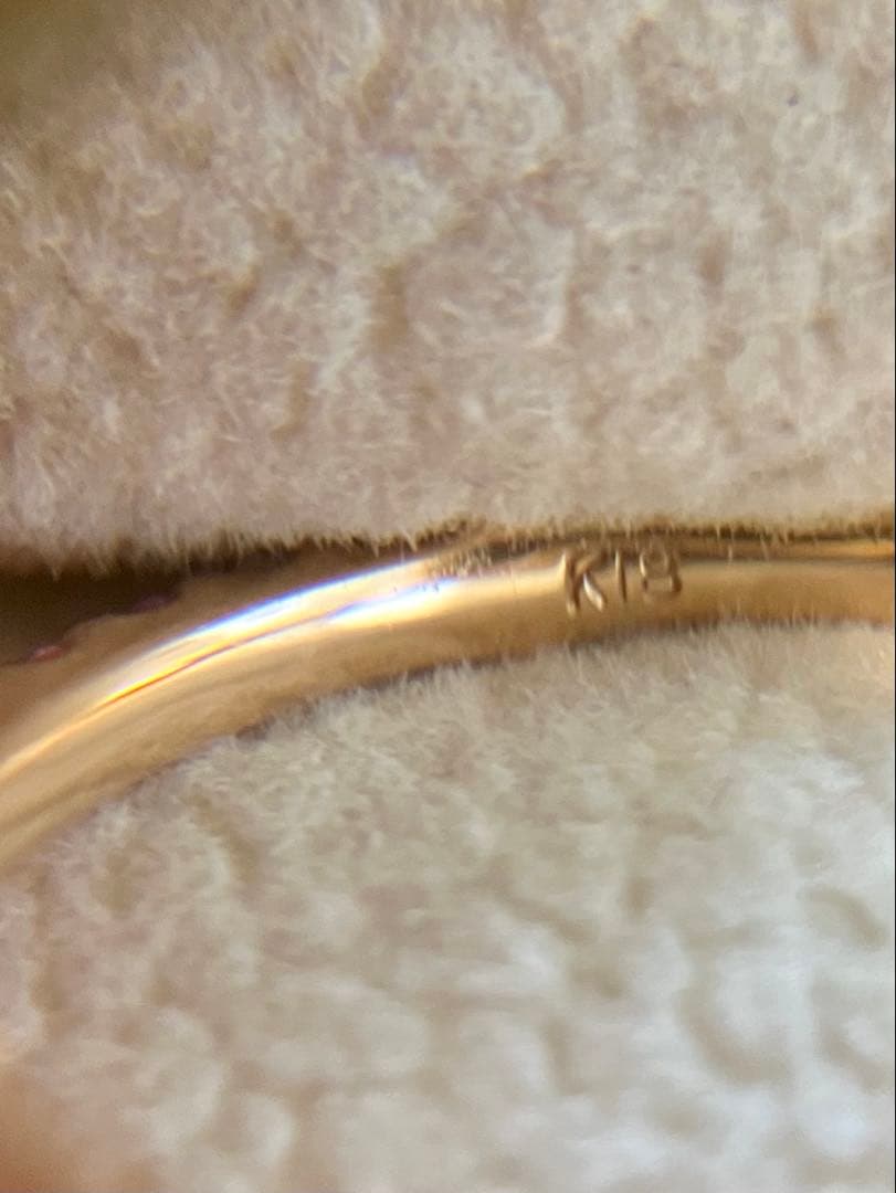 ネ*コ様 1月3日までの出品です＊ソ付＊K18PGルビー＆ピンクサファイアリング