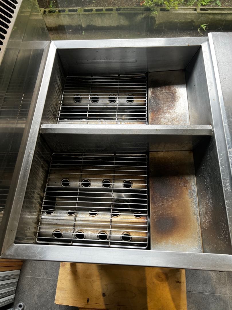 値下げ【マルゼン】【業務用】【中古】ガスフライヤー　MGF-C13WK*都市ガス