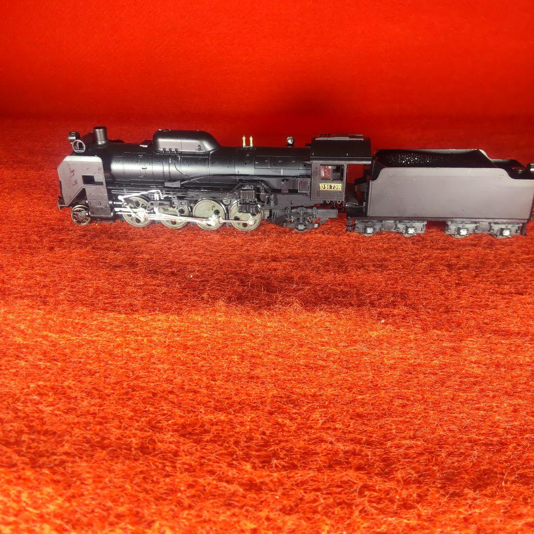 D51、カトー、動作確認済み、蒸気機関車、HOゲージ
