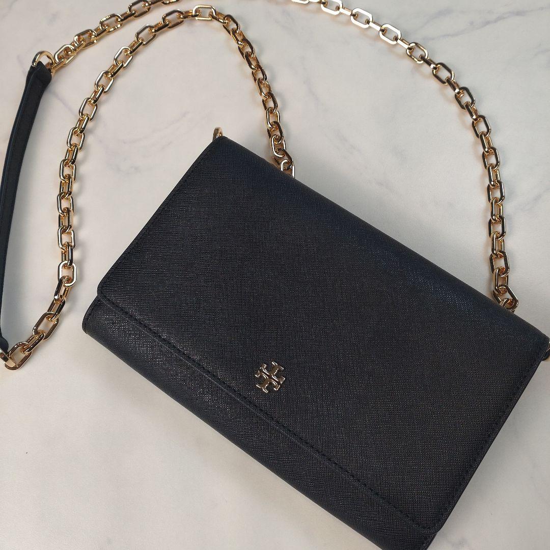 トリーバーチ　ショルダーウォレット チェーンストラップ付き