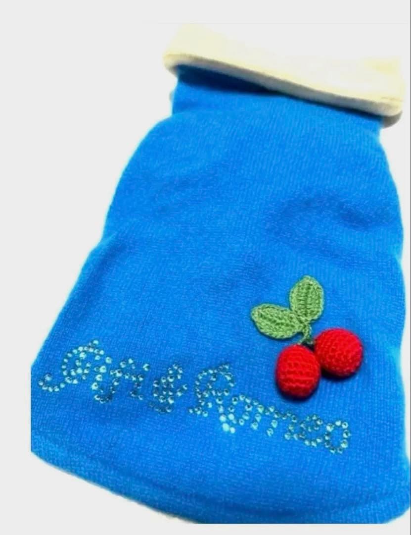 新品Fifi&Romeo フィフィアンドロ メオ　カシミヤ　チェリー ブルー