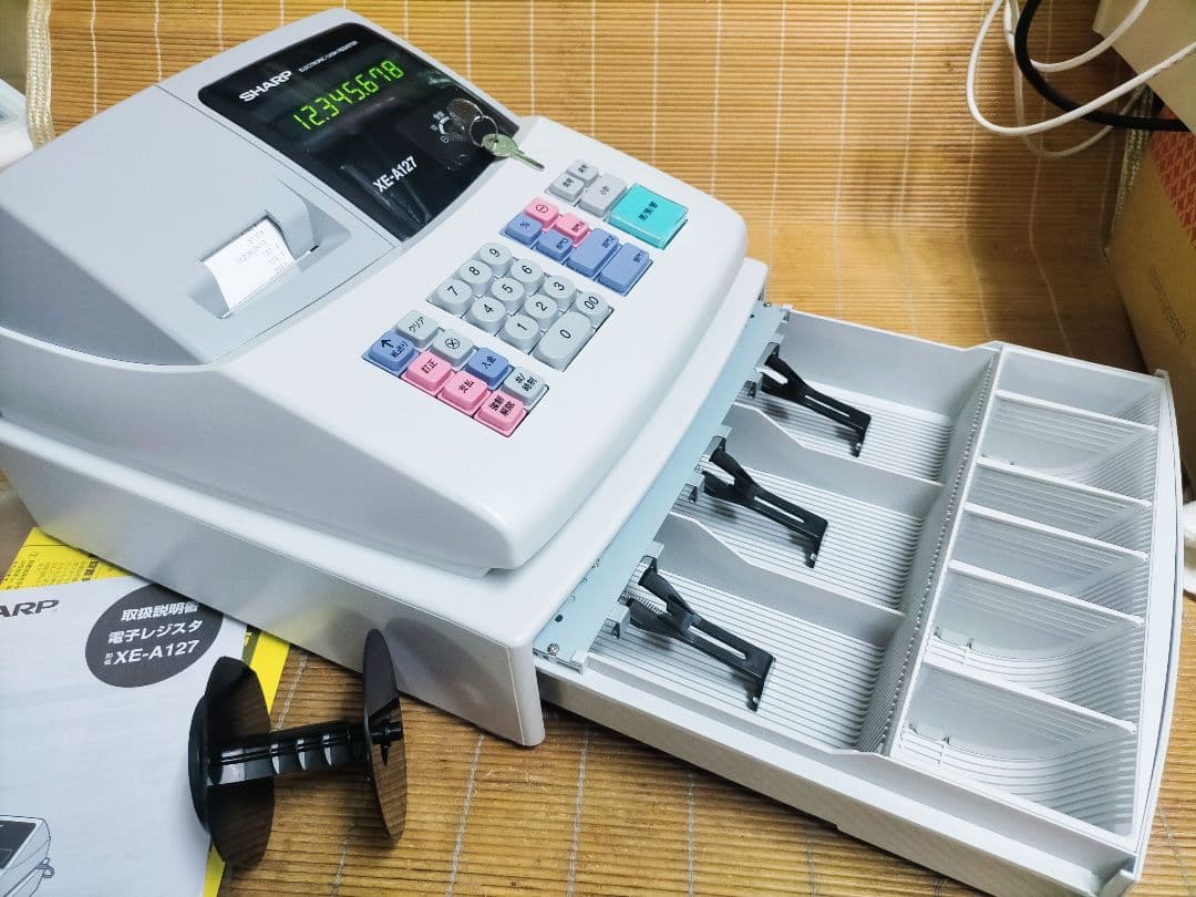 シャープレジスター　XE-A127　簡単便利特殊　送料込　808155