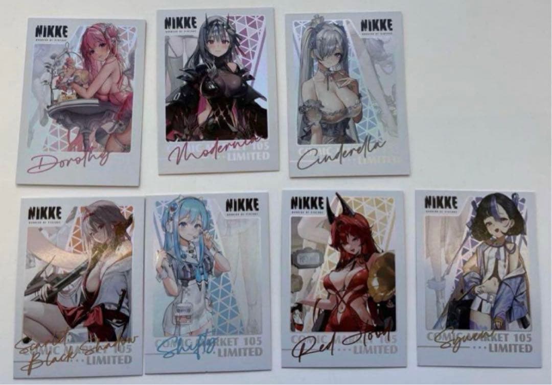 コミケ C105 NIKKE 購入特典 カード コンプリート